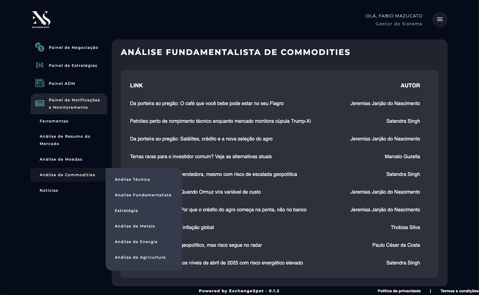 Análises fundamentalistas e notícias